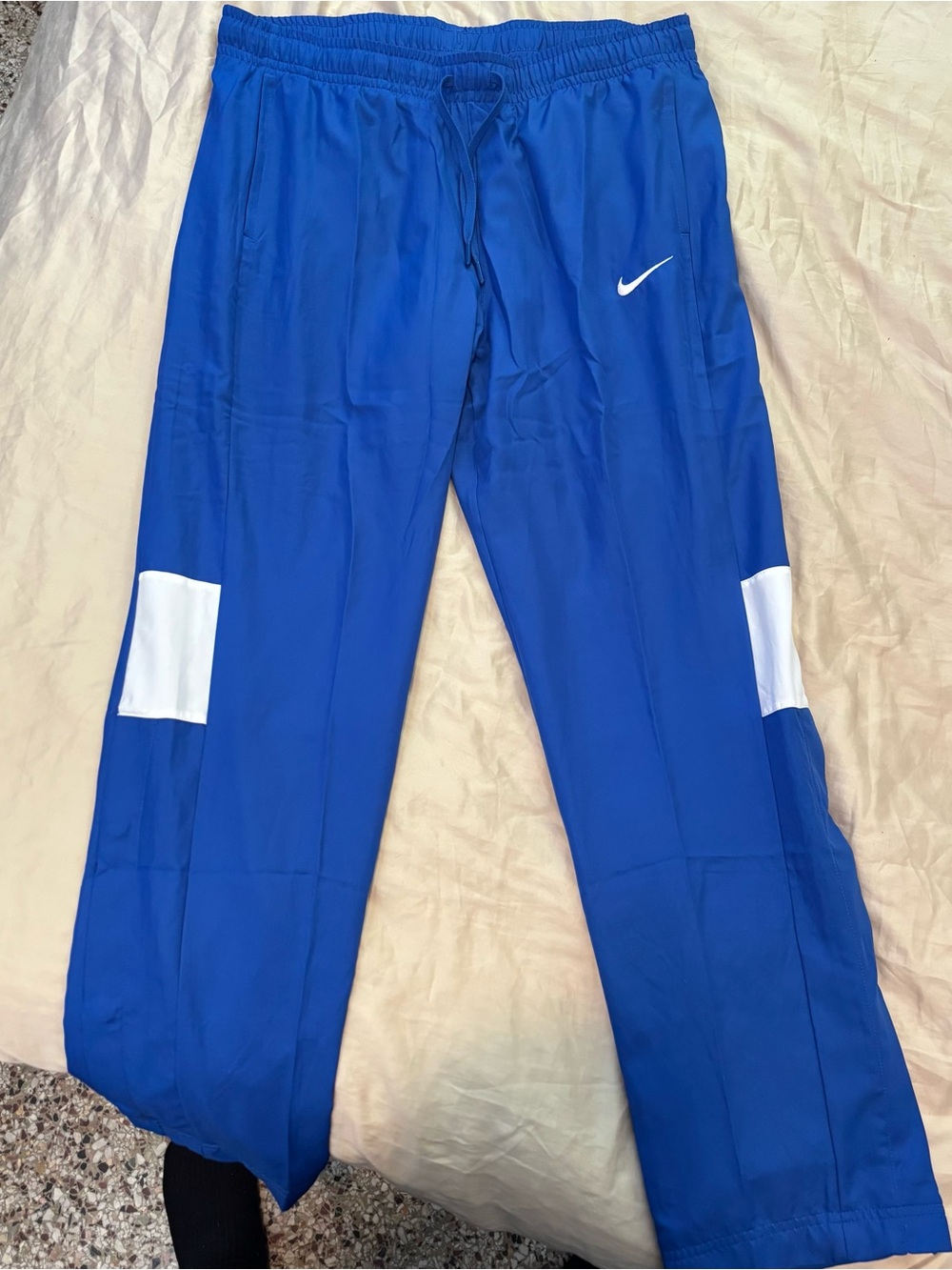 Nike Dri-Fit Rivalry Warm Up Jogger Pants Blue Size Large